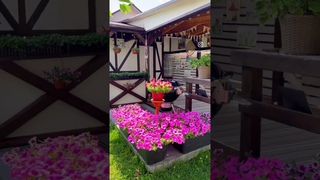 Беседка на небольшом участке #shorts #стройка #загородныйдом #идеядлядома #дача #беседкадляотдыха