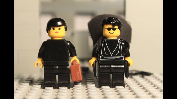 Lego Matrix Lobby Fight
