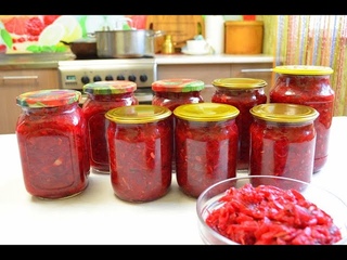 САЛАТ -  ИКРА из КАБАЧКОВ И СВЕКЛЫ  на зиму