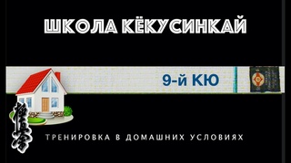 👊ШКОЛА КЁКУСИНКАЙ. 9-й КЮ (в домашних условиях)