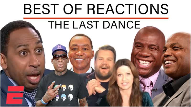 The Best Reactions to The Last Dance featuring Stephen A. , Isiah Thomas Dennis