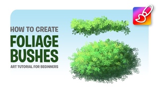 Another Way to Create a Bushes and Foliage Digital Painting Process | Photoshop Tutorial