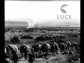 La battaglia per la conquista dell’Amba Aradam sul fronte eritreo.