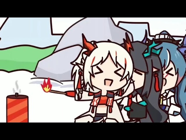 Arknights Nian, Ling, Dusk The Trouble Maker