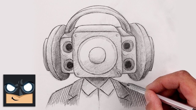 How To Draw Speaker Woman, Skibidi Sketch
