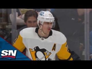 Penguins' Evgeni Malkin And Bryan Rust Combine To Send Jordan Binnington Spinning On Game-Tying Goal