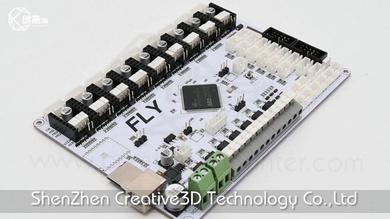 Creative3 D Marlin 2. 0 32 bit ARM Cortex M4, 6 color extruder motherboard program test for 3 D