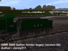 GWR 3000 Gallon tender bogey