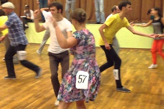 Bluesway 2014 - Lindy Hop JnJ. Advanced. Prelims part 4