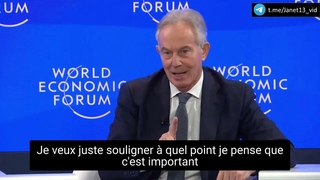 Davos 2023: Tony Blair promeut des systmes d'identification des vaccins pour la prochaine pandmie