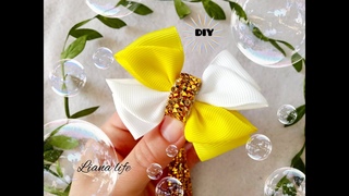 🎀Как сделать красивые, яркие бантики КАНЗАШИ🎀DIY|BOW|laço😍💓