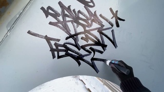 Winter graffiti bombing. Throwups and tags session. Rebel813 4K #graffiti #throwup #tagging