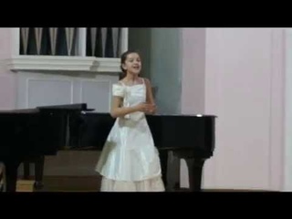 Сигитова Полина  Гурилев  Сарафанчик. Томск, органный зал. Романсиада 2015