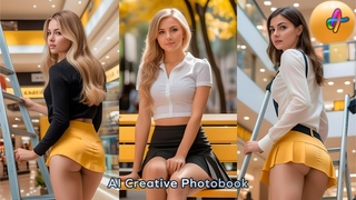 Fashion Show | Mini Skirt Tour |  Creative AI Lookbook | AI Art Lookbook