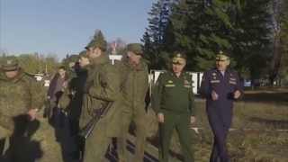 Как Шойгу на проверку приезжал / Полигон, подготовка мобилизованных