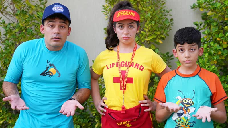 Jason Rules of Safety in Pool with Lifeguard