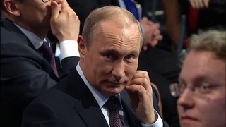 Президент Владимир Путин - журналист Максим Румянцев