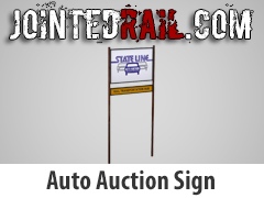JR Auto Auction Sign