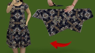✅Cool Summer Dress Will Save You This Summer 👗 Sew in Minutes ✂️ Even a Beginner Can Sew