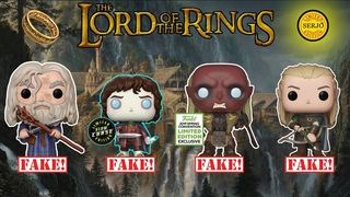 Comparisons of all fakes by Funko POP! Lord Of The Rings!