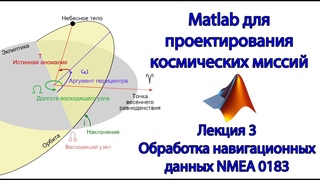 Matlab для космических миссий - Лекция 3 - Обработка NMEA 0183