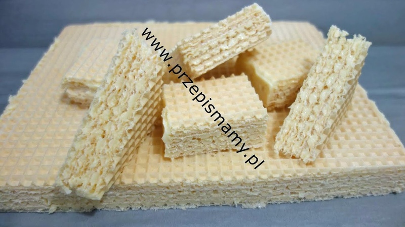 Przepis na wafle przekładane Jak zrobić domowe wafle