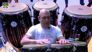 Fausto Cuevas plays the LP 55th Anniversary Congas and Bongos