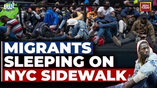 Migrants Sleep On StreetSide In New York City As NYC Mayor says, There Is No More Room | BUZZ