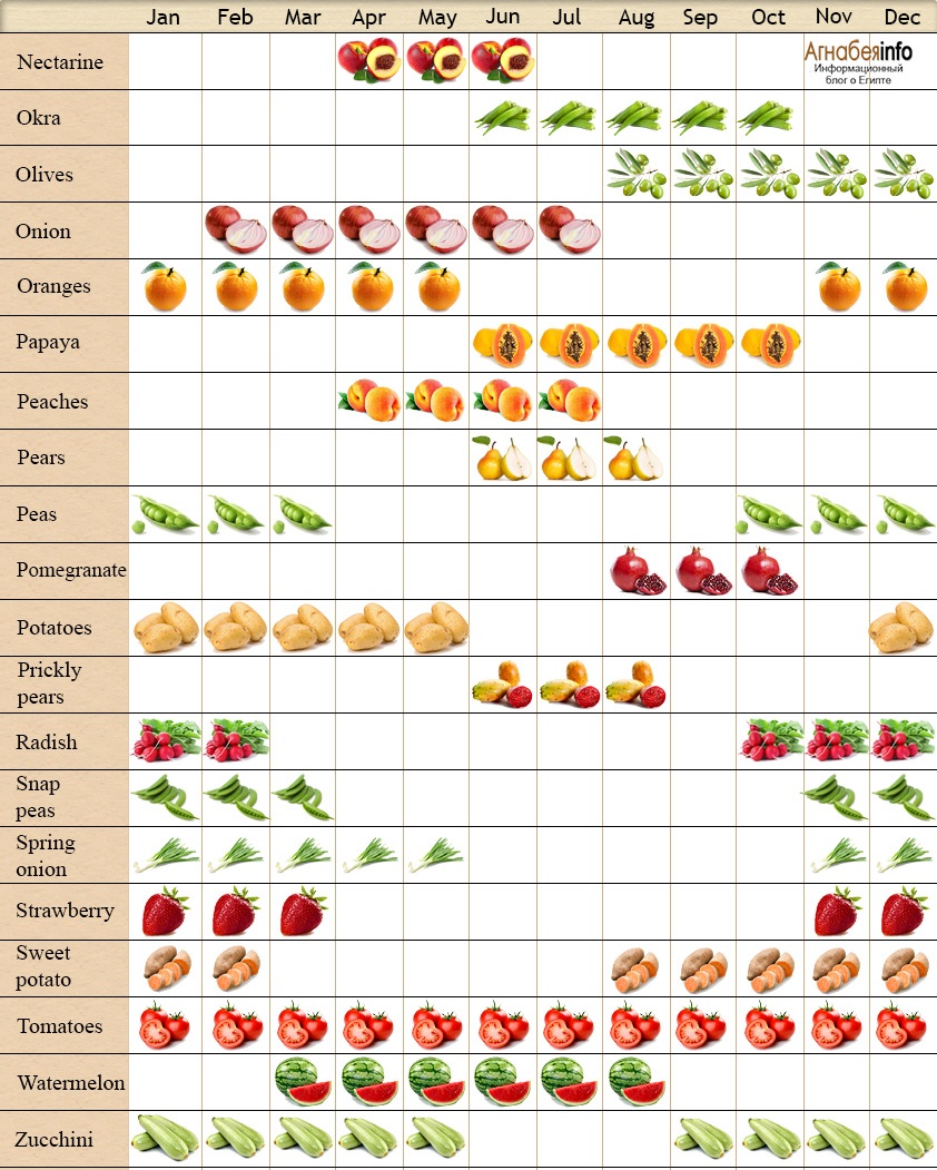 Фрукты в тайланде по месяцам Фрукты в тайланде по месяцам