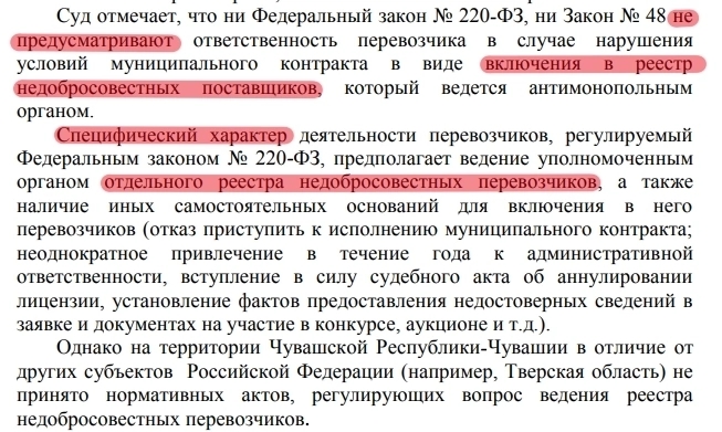 В Чебоксарах создали реестр недобросовестных перевозчиков Это картинка