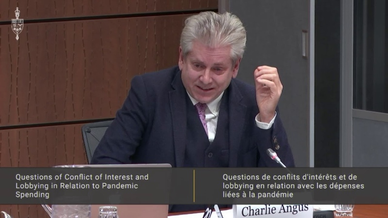 CHARLIE ANGUS ON BILL MORNEAUS 12 MILLION DEAL WITH