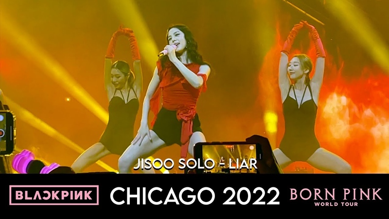 BLACKPINK Live in Chicago 20221110 4 K60 Jisoo Solo Liar ( Camila Cabello