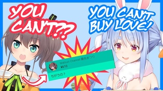 Matsuri Simps on Pekora, Ruining her Speech About Love  Money ENG