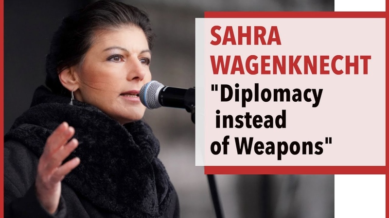 German politician Sahra Wagenknecht on Ukraine: Diplomacy instead of