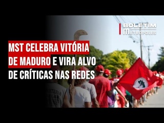MST celebra vitória de Maduro e vira alvo de críticas nas redes