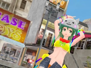MMD Skater Gumi dances to This Ninjin Love You Yeah!