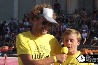 SLACKLINE WORLD CUP MUNICH 2014 - interview alex mason