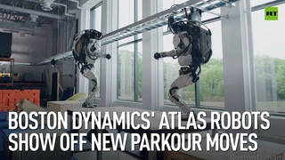 Boston Dynamics' Atlas robots show off new parkour moves