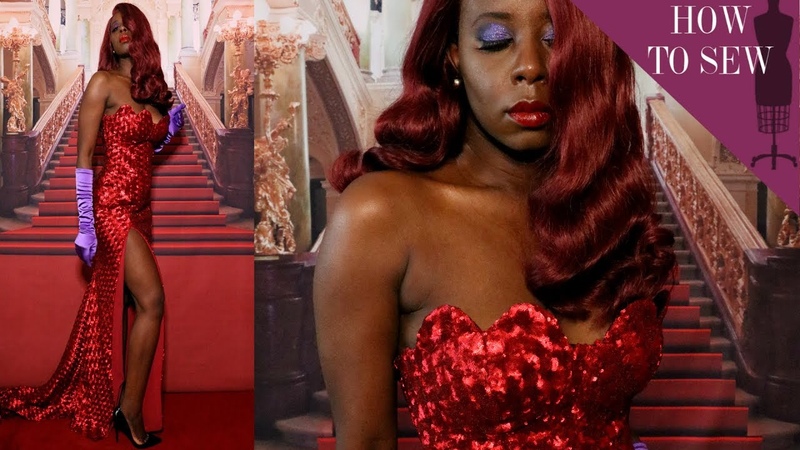 I Redesigned Jessica Rabbit Red Dress For the Met Gala, CAMP