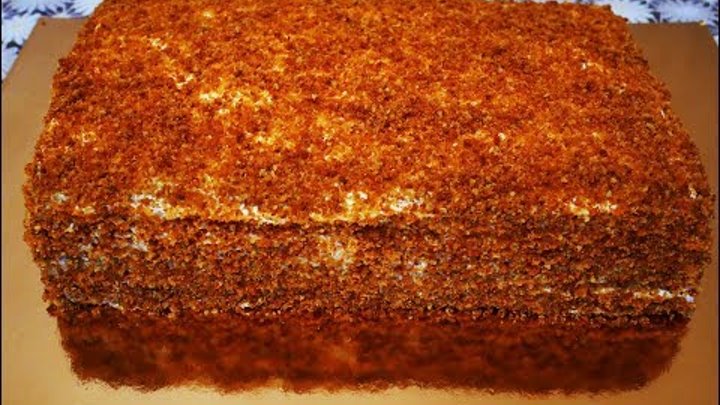Ангарский торт, рецепт без раскатки