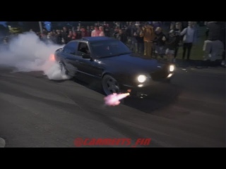 Vantaa Cruising  - Tuner Car Burnouts (4k)