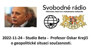 2022-11-24 - Studio Beta -  Profesor Oskar Krejčí o geopolitické situaci současnosti.