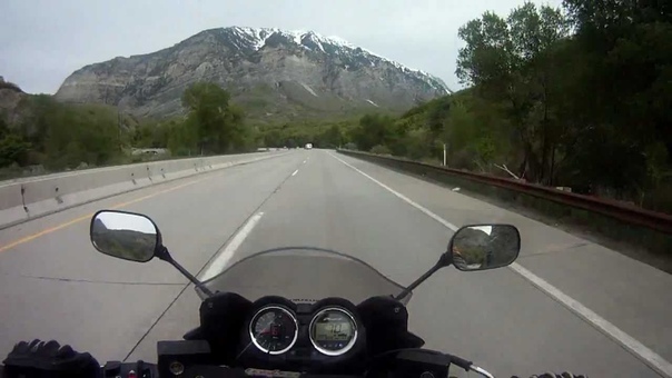 Riding in Provo Canyon,