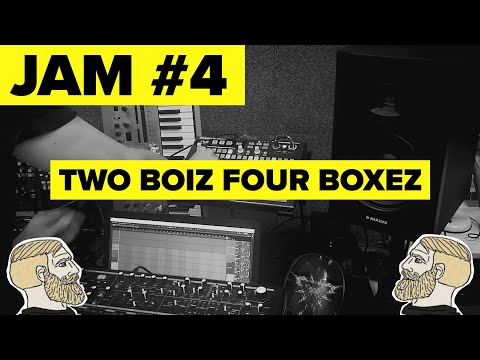 You Tube JAM, 4 Bass Station 2, Drumbrute Impact, MS 707, TD