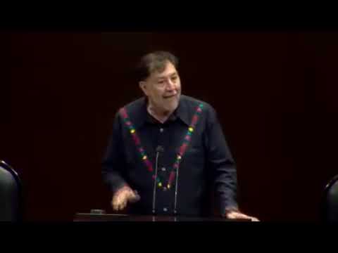 Diputado Gerardo Fernández Noroña PT en Tribuna Cámara de Diputados 18 Abril