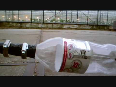 Homemade airgun shooting