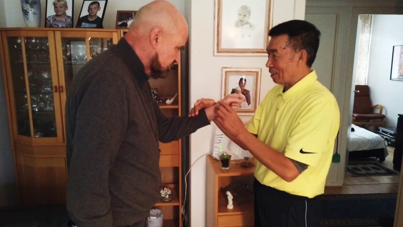 Grandmaster Keith RKernspecht with Grandmaster Gwok Wai Jaam from