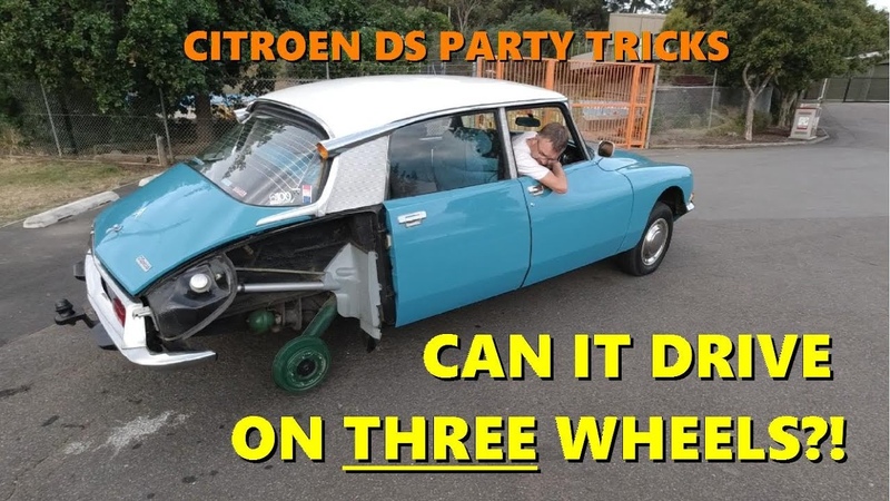 Can it drive on three wheels And other Citroen DS Party