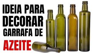 IDEIA SUPER CRIATIVA PARA DECORAR GARRAFA DE VIDRO