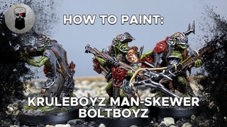 Contrast+ How to Paint: Orruk Kruleboyz Man-skewer Boltboyz